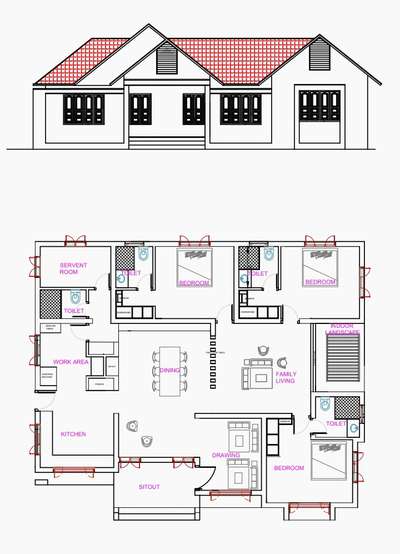Plan and elevation design
#KeralaStyleHouse #FloorPlans #ElevationHome #ElevationDesign #Kottayam #kanjirappally