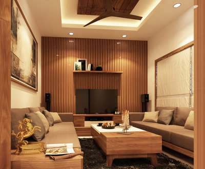 #InteriorDesigner #LivingroomDesigns #tvunits #FalseCeiling #keralainterior #Architectural&Interior #LivingRoomSofa