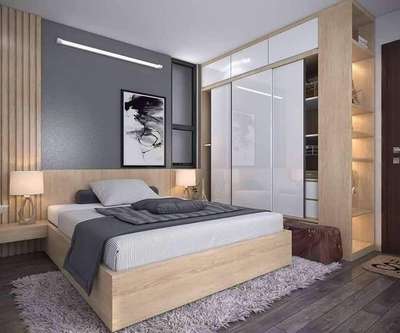 #BedroomDecor  #MasterBedroom  #BedroomDesigns  #bed  #4DoorWardrobe  #WardrobeIdeas  #WardrobeDesigns