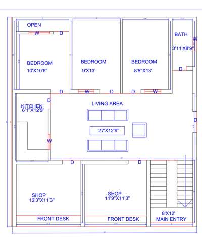 new design
 location - mp
 #2DPlans  #2d  #2dDesign  #FloorPlans  #houseplan