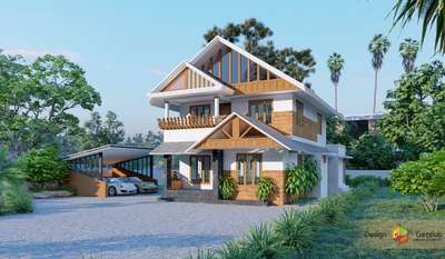 Exterior design 
Designcreativo@North paravoor Ernakulam 

 #exterior_Work  #exteriors  #exteriorstone  #HouseDesigns  #homedecor  #artechdesign  #homestyle  #budgetfriendly  #homedecoration   #texchrework