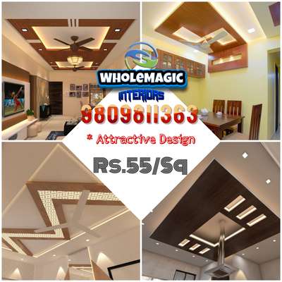 WholeMagic is a company that specializes in gypsum board work. Our team of experienced professionals can provide a  variety of services including installation, repairs, and finishing. We use the highest quality materials and the latest technology to ensure that our work is of the highest quality and meets the standards of both residential and commercial projects. Our goal is to provide our clients with the best possible service and the most reliable results.
 # gypsum board
 #FalseCeiling 
 #GypsumCeiling 
 #ceiling