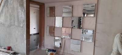 Looking Mirror pasting on the wall
for design If required Call us 98990 91843