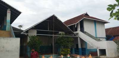 roofing work at highschool kadampazhipuram