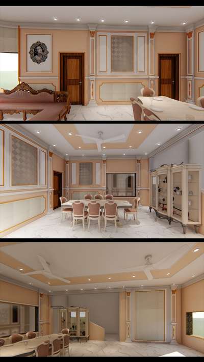 Waiting and dinning area interior.
#InteriorDesigner #classicstyle #LivingRoomInspiration #Architectural&Interior