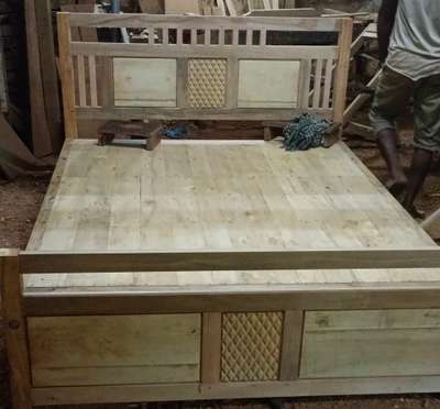 accasia wood cot , if you wish to buy you can check the quality of wood before polish, 16000 #cot  #bed  #WoodenBeds  #furnitures  #fullinterior  #trivandram  #Carpenter 9605749295