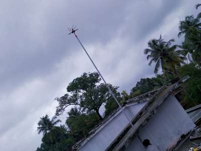 Lightning Arrester installation @Perumbavoor
clouds power systems
www.lightningarrest.com