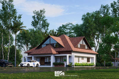 #KeralaStyleHouse  #ContemporaryHouse  #MrHomeKerala  #SmallHouse  #homedesignkerala  #3d  #greenart  #keralgram  #lumionindia