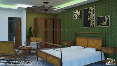 Bedroom 💫
#tropical #BedroomDesigns  #InteriorDesigner #3d visualizer
#3d renderings # #freelancer
