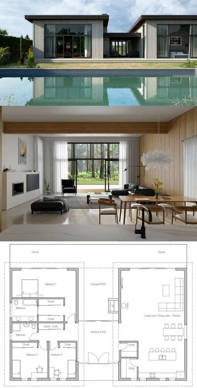 Exterior+Interior+Floor plan /// ₹₹₹  #sayyedinteriordesigner  #FloorPlans  #exteriordesigns  #interiordesigns