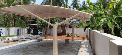 #carporch #new_home #Tensile structure