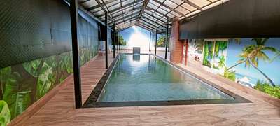 #swimmingpool 
swimming pool @Kalpetta ,Wayanad 
skimmer pool 
size : 10.5*4