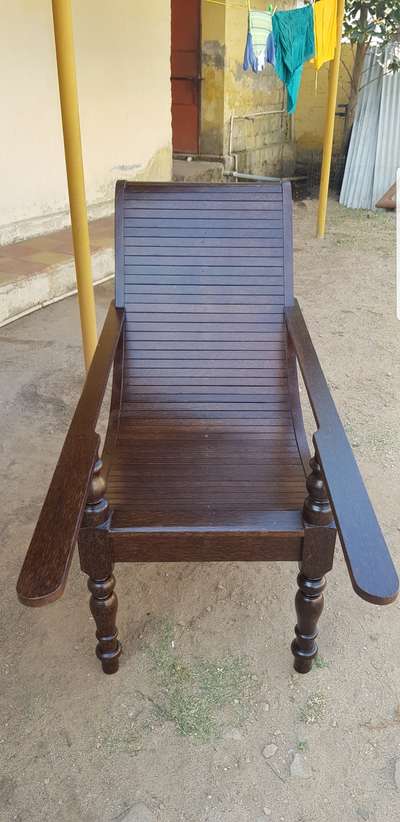 black palmwood chair