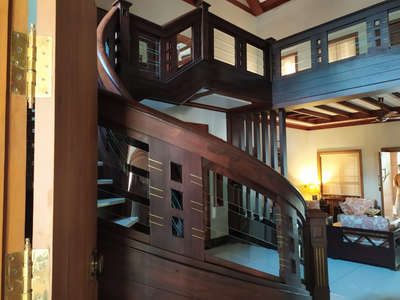 staircase in wood