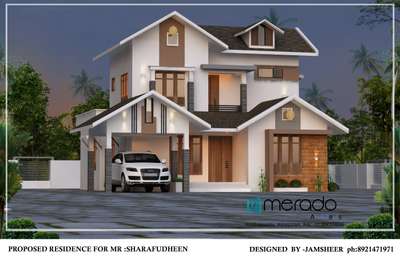 Proposed Residence @Malappuram 
1800 sqft  
4bhk
Merado Architect 
Malappuram 




 #exteriordesigns #Architect #architecturedesigns #SlopingRoofHouse