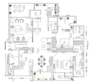 *AutoCAD 2D plan *
2D &3D house design