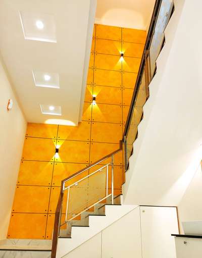 staircase area design !! 
.
.
.
.
.
 #InteriorDesigner #LivingRoomInspiration #StaircaseDesigns #LivingroomTexturePainting #architecturedesigns #elegannce #independenthomes