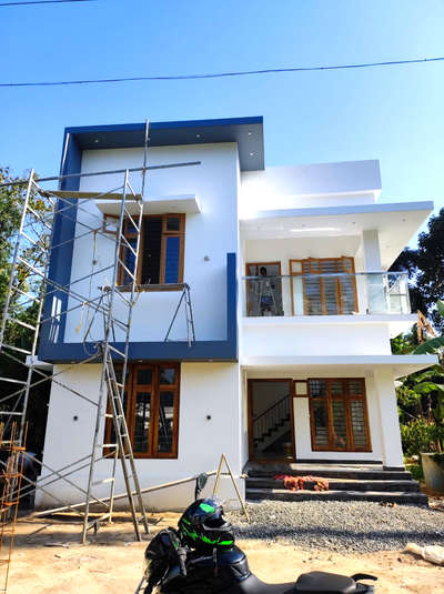 Finishing work. north paravur. ernakulam #new_home  #exteriordesigns  #5centPlot  #FloorPlans  #Architect  #BestBuildersInKerala