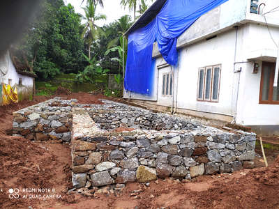 Basement work in Nellikkunnu, Thrissur.  #foundation  #Basement  #HouseConstruction  #Thrissur