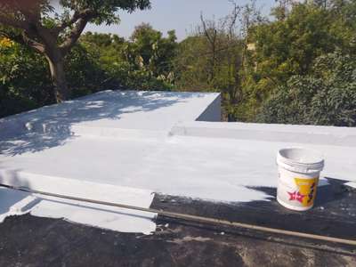 Roof waterproofing
(white liquid Membrane)  # waterproofing