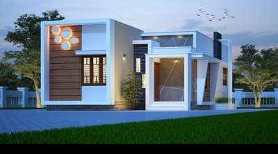 1000 sqft budget home at muttom. 3 bed room 2 bath room .drawing.dining.foyer.sitout.kitchen .work area and cortyad.