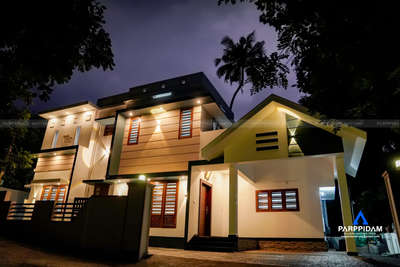Recently completed residential project #residentialprojectatmehraulli #residentialinteriordesign #parppidam #buildersanddevelopers #KeralaStyleHouse #keralastyle #kerala #1500sq/ft