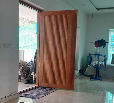 simple wooden teak doors
