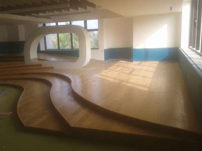 #WoodenFlooring  trivandrum international school.