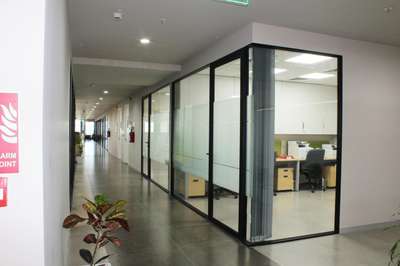 Aluminium full height partitions unique and stylish  people can contact us 9357737628.