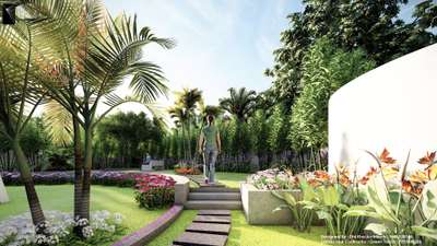 Landscape Design with 3d views to get a better understanding  #LandscapeDesign #LandscapeGarden #LandscapeIdeas #3dview #3dvisualizer #Landscape #landscapearchitecture