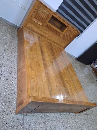 teak wood box cot with storage head #teakwood  #teakwoodcot  #woodencot  #cot