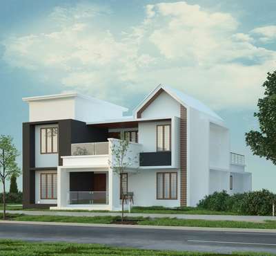 #architecturedesigns #Architectural&Interior #3delevation🏠🏡 #Kannur #KeralaStyleHouse