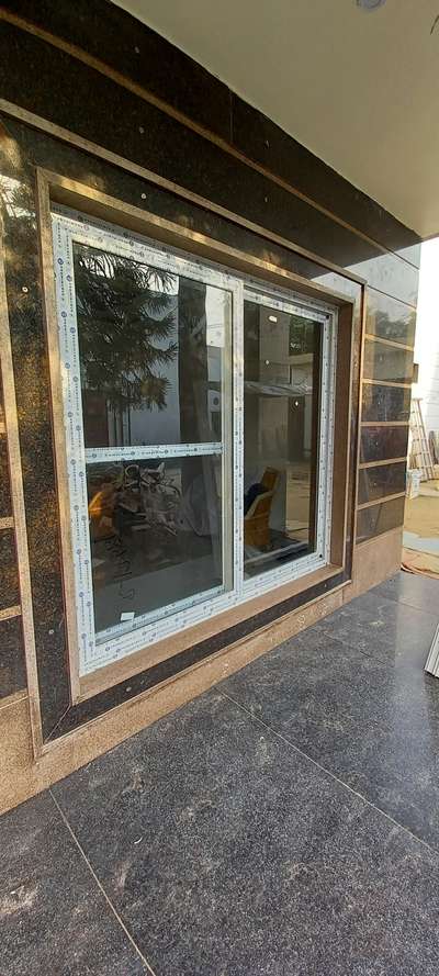 # 3 track sliding window with   s s mesh powder coated