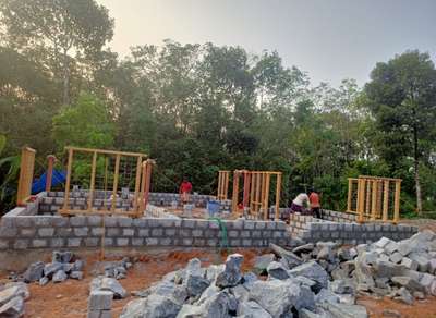 Ongoing site @ kottayam #Buildingconstruction  #buildingworks  #constructioncompany  #construction