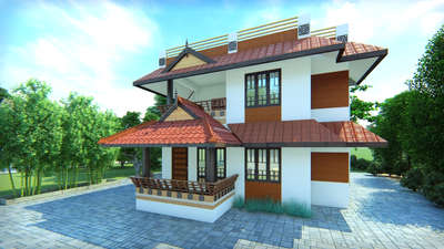 #HouseDesigns #koloapp #kolopost #TraditionalHouse #architecturedesigns #HouseRenovation #render3d