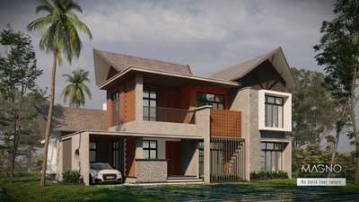 #ElevationHome 
 #magno  #modernhome  #exteriordesigns  #kerala  #HouseRenovation  #keralaarchitectures  #exterior
