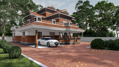 #KeralaStyleHouse #keralastyle #keralaplanners #keralaarchitectures #hoisedesign #indianarchitecturel #veed #exteriordesigns