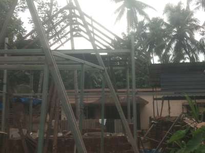 own house..... on construction... full steel structure  A FRAME..

for building construction pls contact us 9846665571