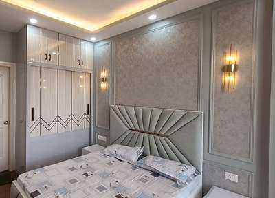Call now 9953992319.
Bedroom design. 
 #BedroomDecor  #MasterBedroom 
 #gurugram  #rajnagarextensioninterior  #noidainterior