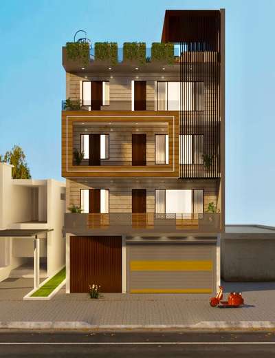 Elevation Design for Me. Rakesh at Faridabad  #architect  #InteriorDesigner #Architectural&Interior #OfficeRoom #kitchen