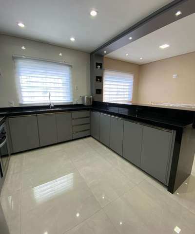 modular kitchen glossy finish  #mudularkitchen