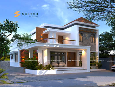 Dreaming of a beautiful and secure house for your family but also on a tight budget? With just Rs. 1900/sq.ft see your dream turn to reality with Sketch Builders. #new_home #veed #Contractor #ElevationHome #MrHomeKerala #KeralaStyleHouse