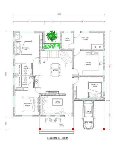 floor plans 

 #groundfloorplan 
 #moderndesign 
 #modernhouses 
 #modernelevation 
 #SingleFloorHouse 
 #FloorPlans
