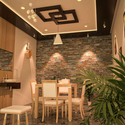 3d dining room view 3