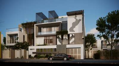 #Architectural&Interior #HouseDesigns #3d #ElevationHome #3designer