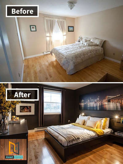 before and after
#InteriorDesigner #Architectural&Interior #interiorcontractors #interiordecoration  #BedroomDecor #MasterBedroom #WardrobeDesigns
