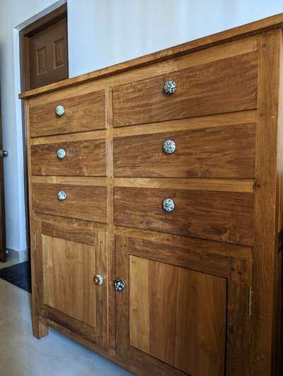 six drawer chest unit 
 #Teak drawer chest unit