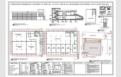 completion Drawing for commercial building