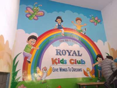 #wallartwork 
panting work for school college hospital and e.t.c contact 8769365077
