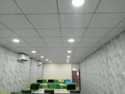 gypsum ceiling #wallpaper#install#by JV interior